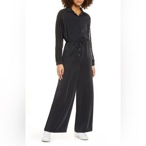 Adidas Lace Trim Wide Leg Jumpsuit | S / M
